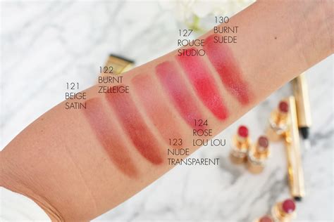 ysl rouge volupte shine 48 swatches|ysl rouge volupte shine swatches.